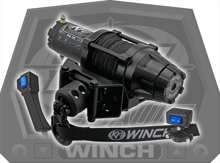 KFI ASSAULT SERIES ATV WINCH - 3500LB SYNTHETIC ROPE