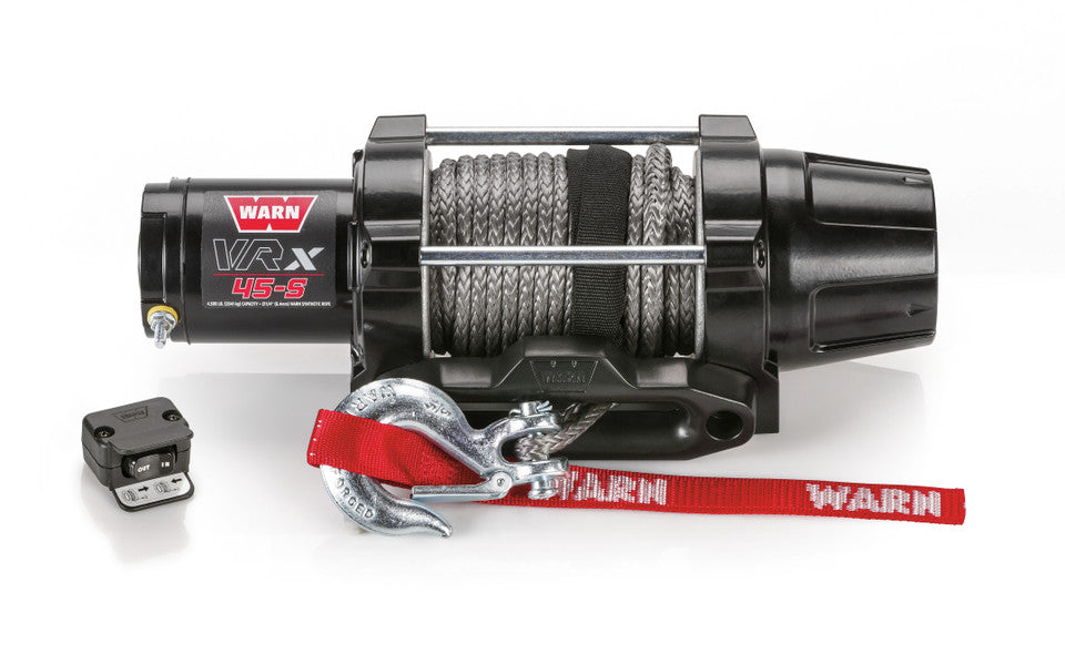 WARN VRX 45-S ATV WINCH - 4500LB SYNTHETIC ROPE